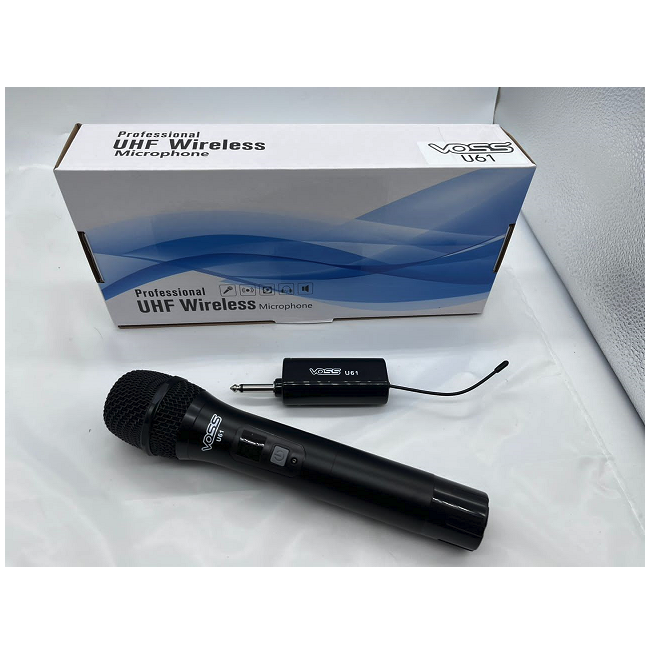 VOSS AUDIO UHF SINGLE WIRELESS MICROPHONE U61