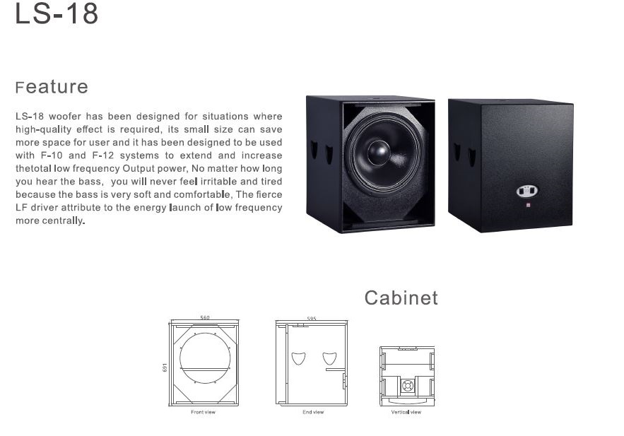 LS 18 Subwoofer