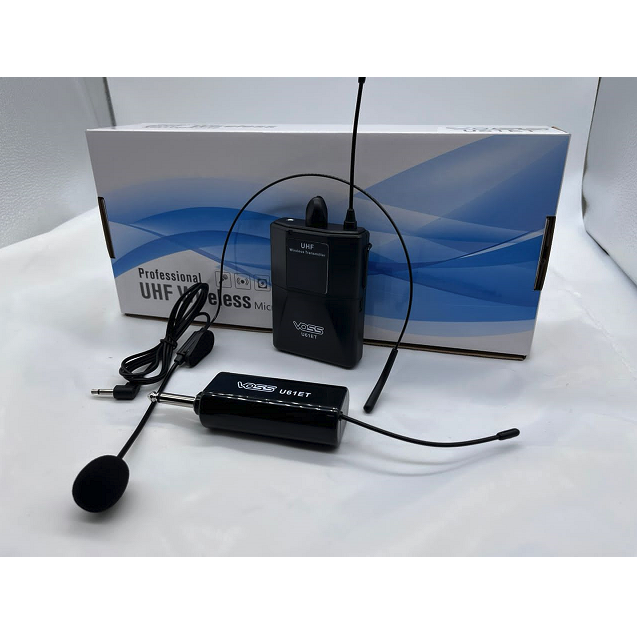 VOSS AUDIO UHF SINGLE WIRELESS MICROPHONE U61ET (HEADSET)