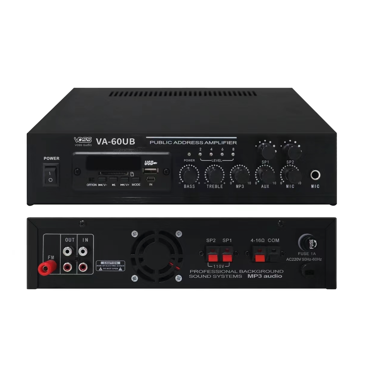 VOSS AUDIO VA-60UB PUBLIC AMPLIFIER 60W