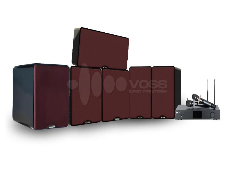 Voss Audio BD Series Home Theater Package With 7.1CH K9 AV Receiver