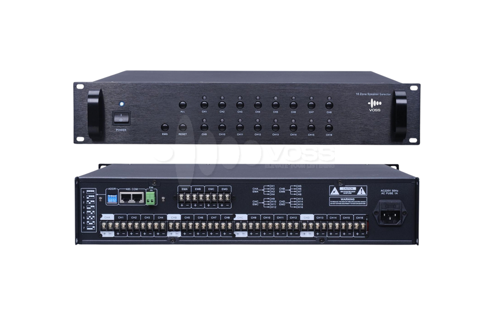 VOSS AUDIO 16 ZONE EXTENSION CONTROLLER PA-16KS