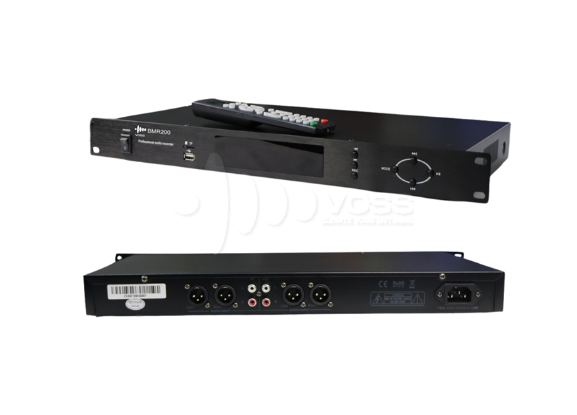 VOSS AUDIO AUDIO RECORDER WITH USB TF BLUETOOTH BMR200